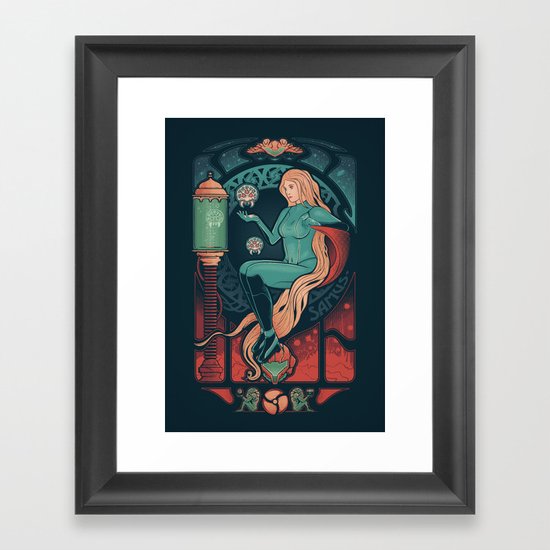 Aran Nouveau Framed Art Print