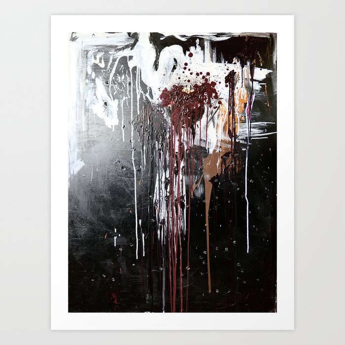 Abstract on sale drip painting