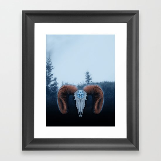 C-3 Horns Framed Art Print