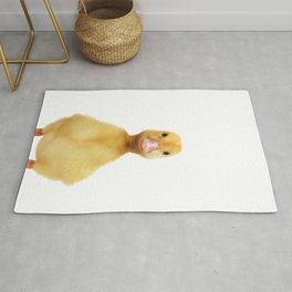 duckling isolated  Rug