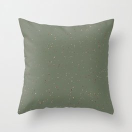 Soft Color Palette Terrazzo Style Art Throw Pillow