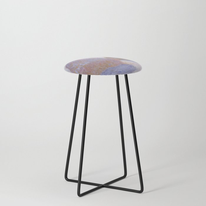 Haystacks (Effect of Snow and Sun)  Counter Stool