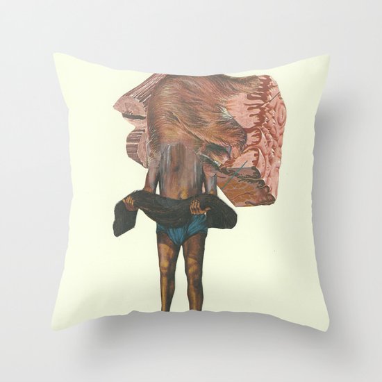 Deathpunch Throw Pillow