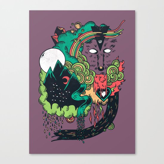 Leader of the Pack Canvas Print