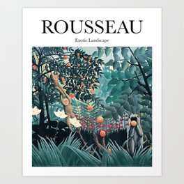 Rousseau - Exotic Landscape Art Print
