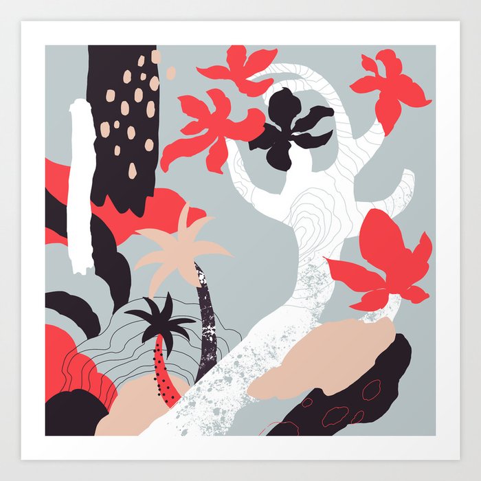 Fantasy Plants Art Print By Doriscici