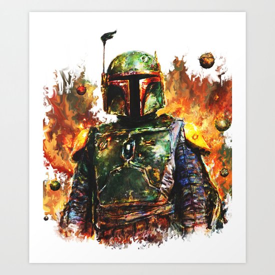 Boba Fett Art Print
