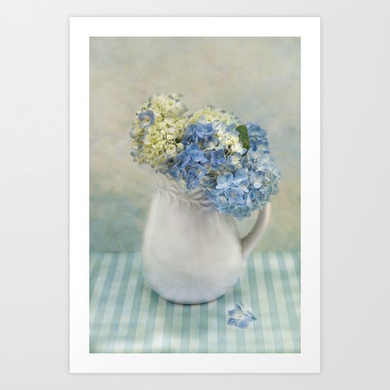 Hydrangea Morning Art Print