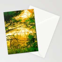 Glowing Pines Stationery Card