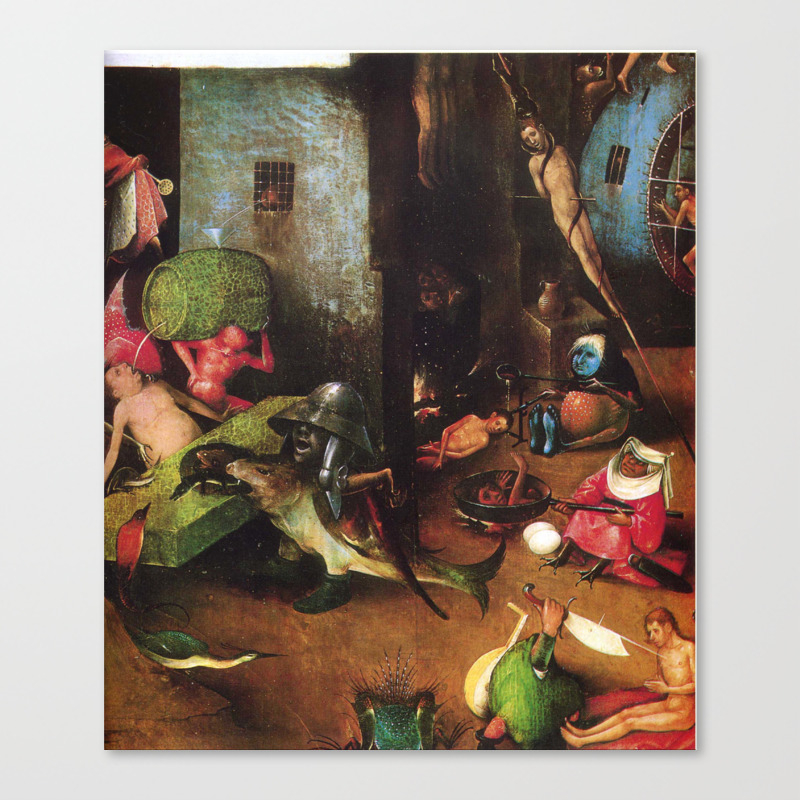 The Last Judgement Hieronymus Bosch Canvas Print By Viktoriusart