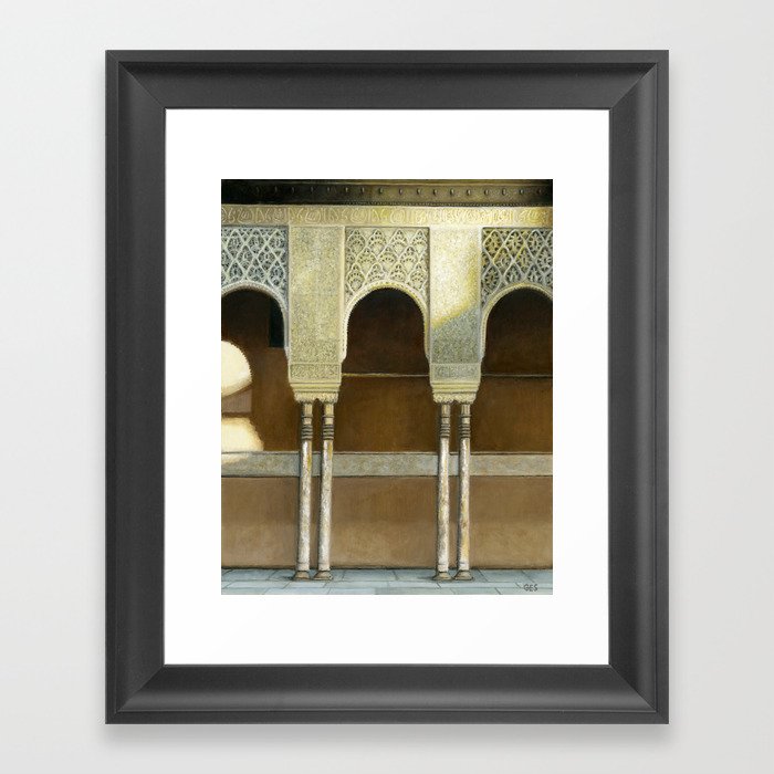 Alhambra Arches Framed Art Print