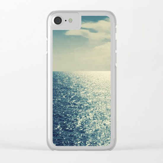 Sea horizon 2 Clear iPhone Case