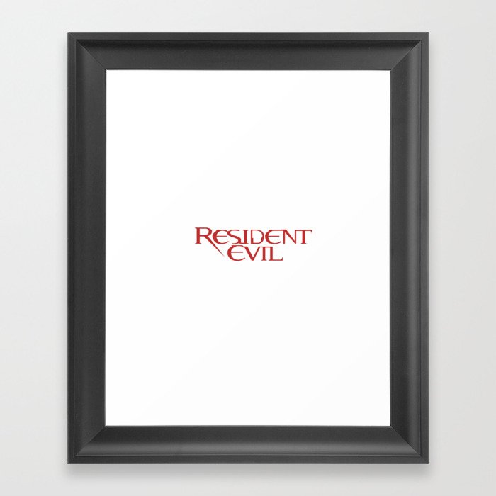 resident evil Framed Art Print