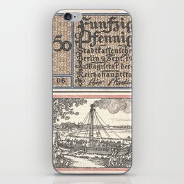 Berlin 50 Pfennig 1921 Tiergarten iPhone Skin