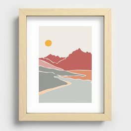 Mt. Cook Recessed Framed Print