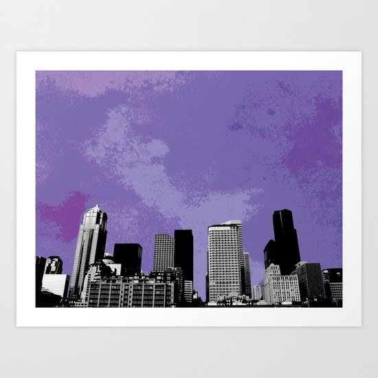 Purple Haze Art Print