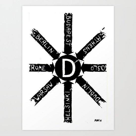 DIRECTIONS Art Print