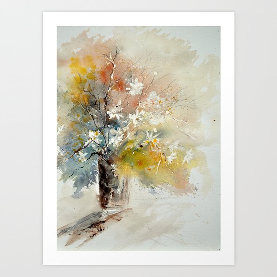 watercolor 212072 Art Print