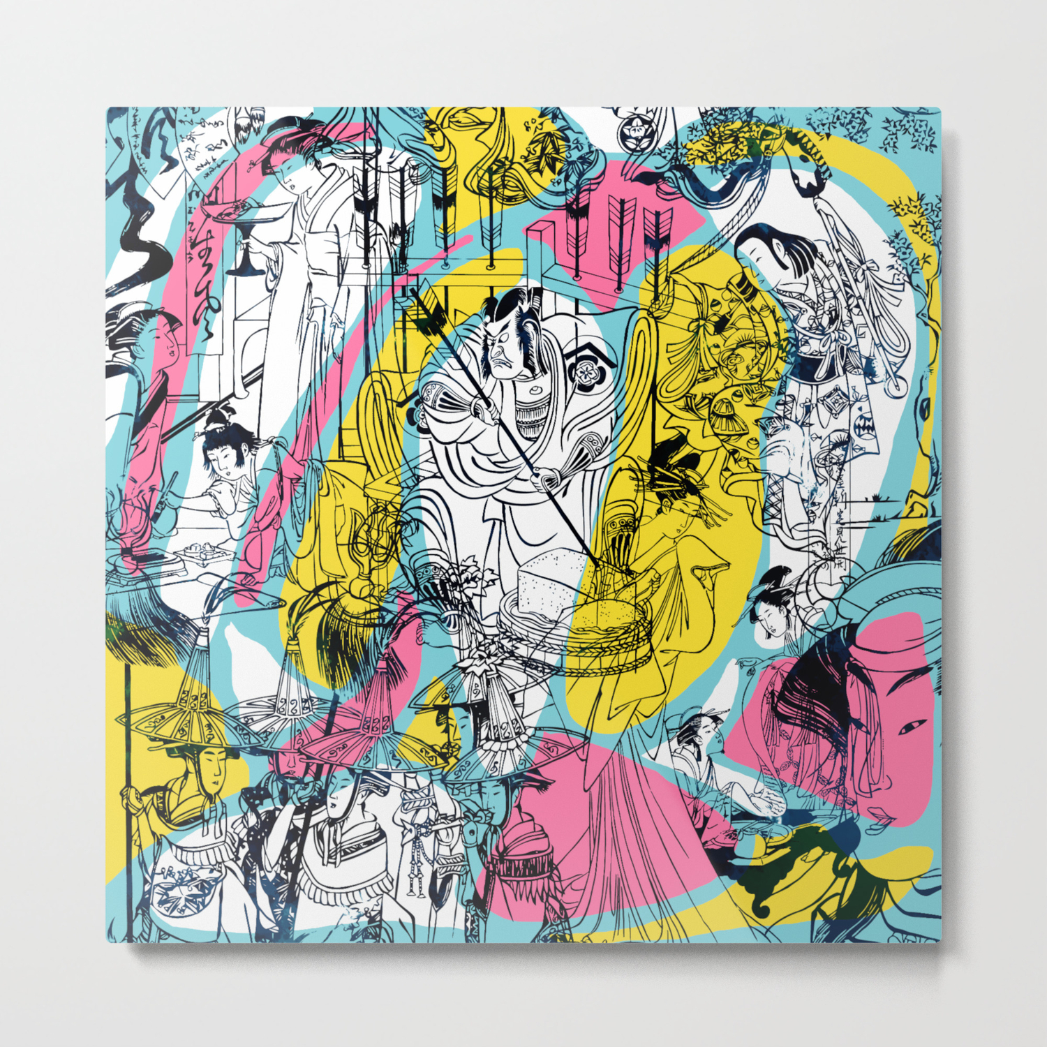 Wallpaper Genji Monogatari 2 Metal Print By Dividus Society6 Free