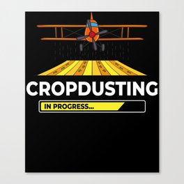 Crop Dusting Plane Rc Drone Airplane Pilot Canvas Print