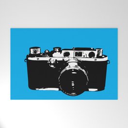 Leica in Blue Welcome Mat
