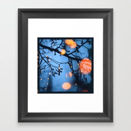 Fireflies Framed Art Print