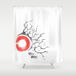 Wu Wei Shower Curtain