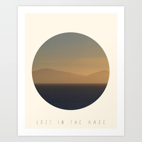 Lost In The Haze Art Print