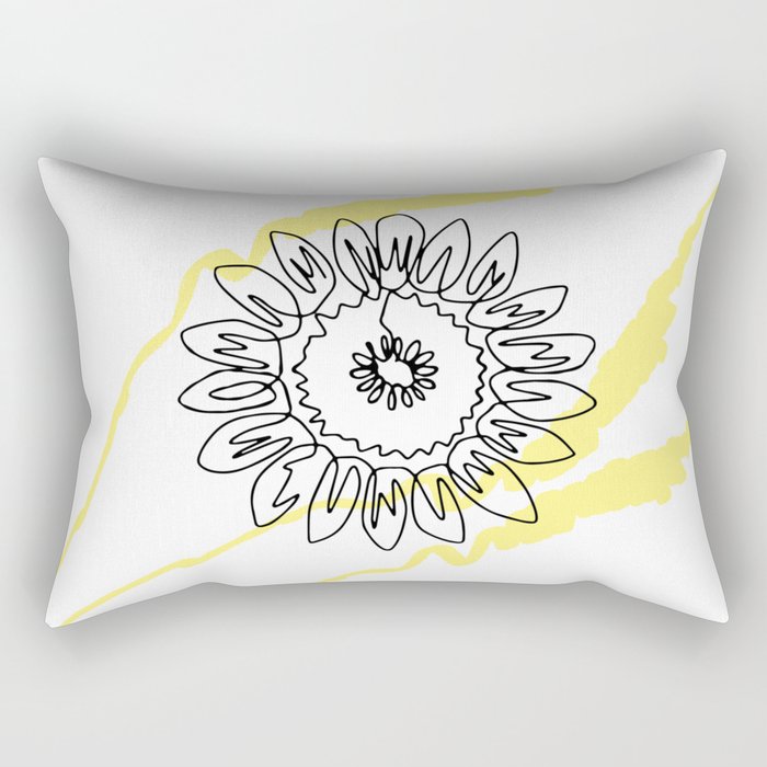 flower Rectangular Pillow