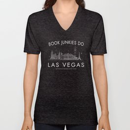 Book Junkies do Las Vegas V Neck T Shirt