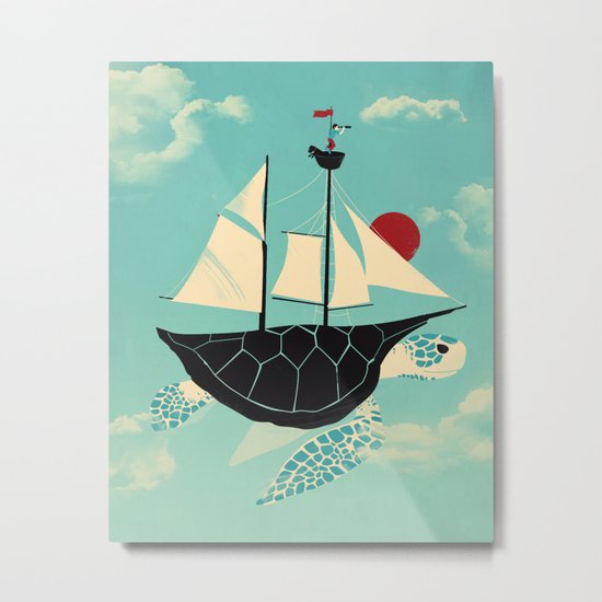 Adrift Metal Print