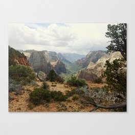 Above Zion Canyon Canvas Print