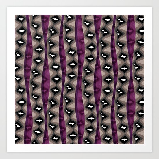 Rattlestripe Royal Art Print