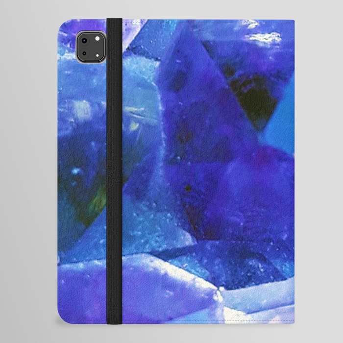 Blue Crystals iPad Folio Case