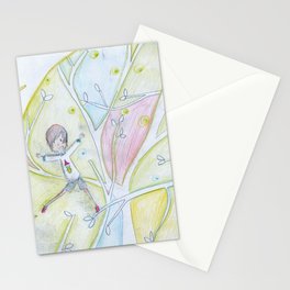forest dance Stationery Cards