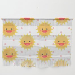 Cute Sun Pattern Wall Hanging