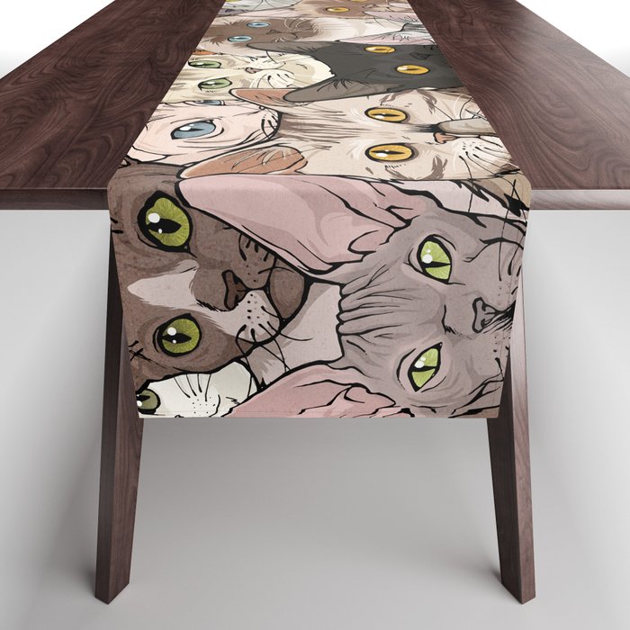A lot of Cats Table Runner
