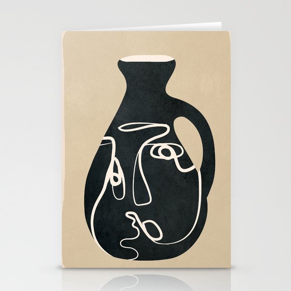 Abstract Vase 5 Stationery Cards