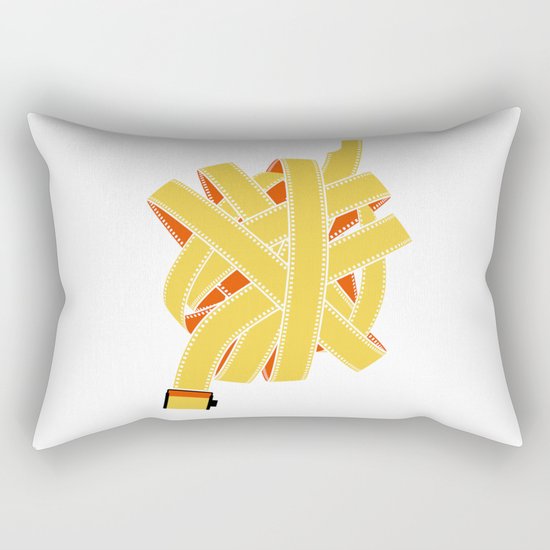 great balls of film Rectangular Pillow