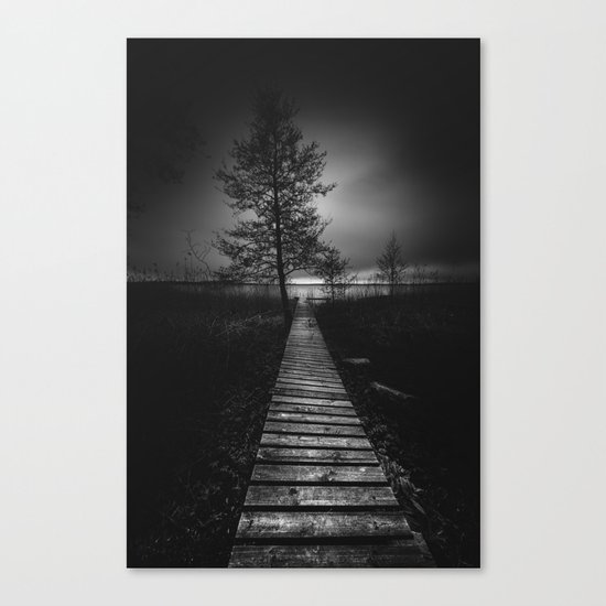 On the wrong side of the lake 9 Canvas Print