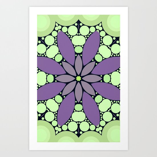 Purple Petals Art Print