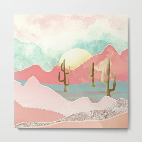 Desert Mountains Metal Print