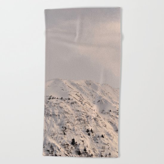 Turnagain Arm Mountain Beach Towel