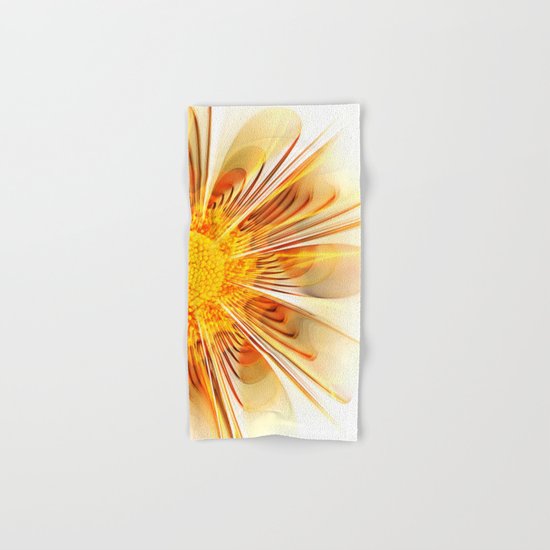 Summer Fractal Flower Hand & Bath Towel