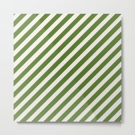 Green Light Xmas Stripes Metal Print | Elf, Stringlight, Diagonalstripes, Wrappingpaper, Vector, Xmas, Stripes, Present, Santa, Pattern 