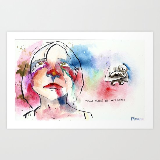 Things couldn't get much worse Art Print