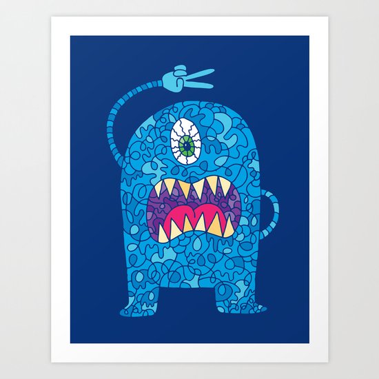 Peace Monster Art Print