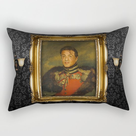 Sylvester Stallone - replaceface Rectangular Pillow