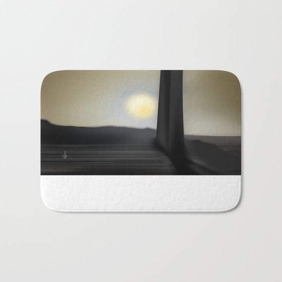 Martian Ancient Alien Artifact Bath Mat