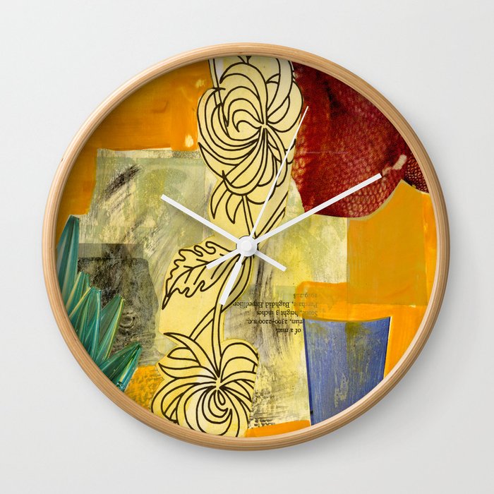 Botanical  Wall Clock